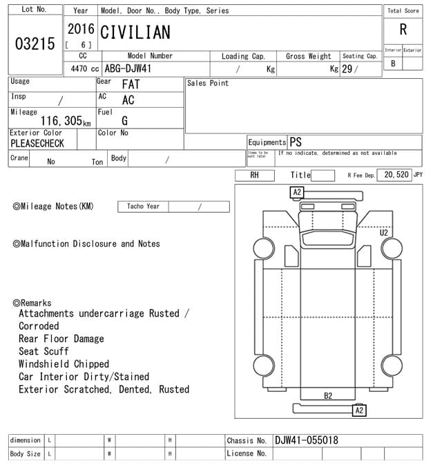 FORWARD — Auction (lot vt-8-6558-3215)