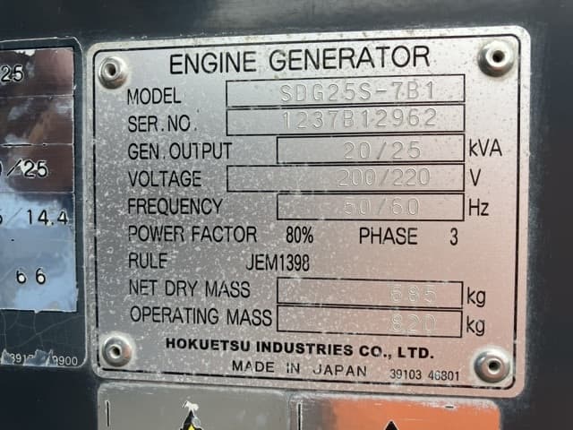 Generator — Auction (lot 8451-3162)