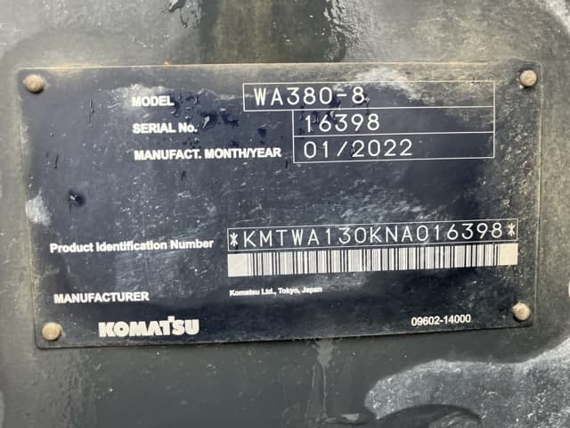 WHEEL LOADER — Auction (lot 8451-50035)