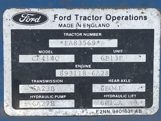 Tractor — Auction (lot 8456-1022)