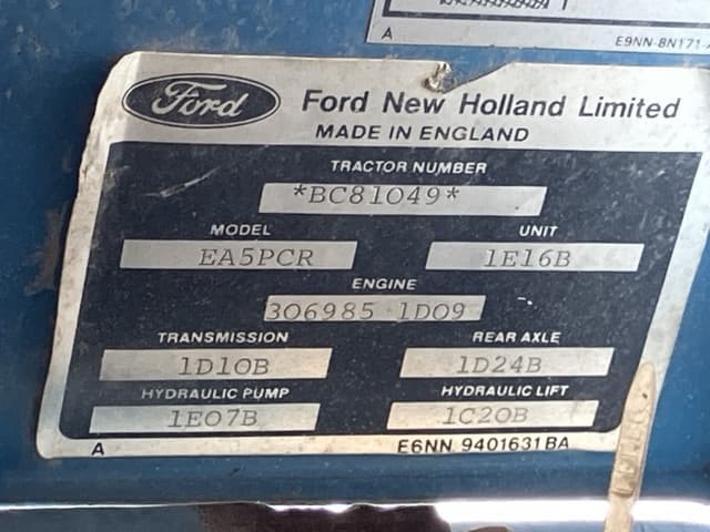 Tractor — Auction (lot 8456-1028)