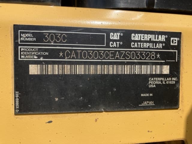 MINI EXCAVATOR — Auction (lot 8456-11)