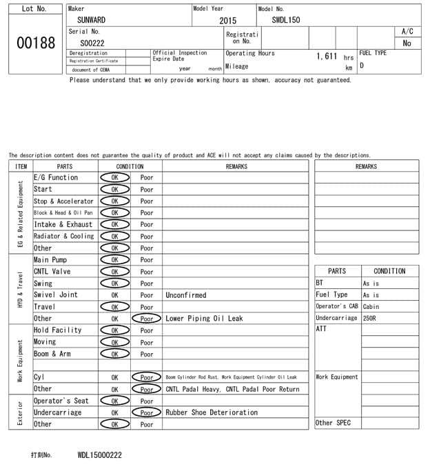 SPECIAL PURPOSE VEHICLE — Auction (lot 8456-188)