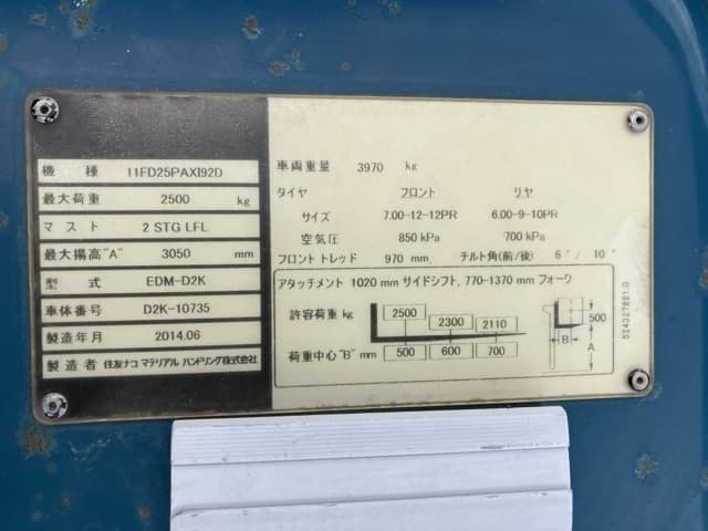 Forklift — Auction (lot 8456-2124)