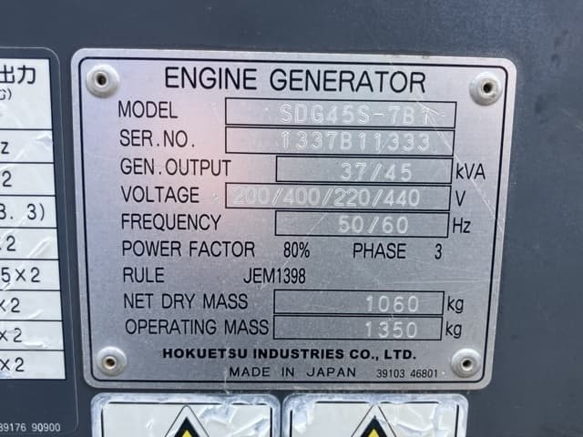 Generator — Auction (lot 8456-3087)