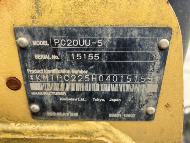 MINI EXCAVATOR — Auction (lot 8456-81)