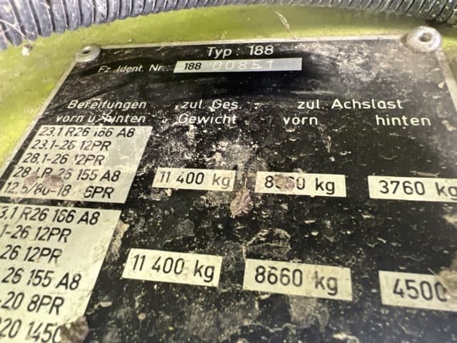 FORAGE HARVESTER — Auction (lot 8456-8107)