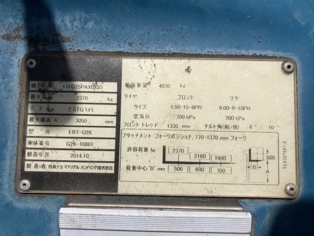 Forklift — Auction (lot 8456-9009)