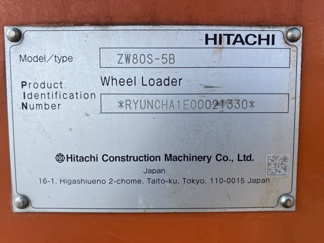 WHEEL LOADER — Auction (lot 8457-50022)