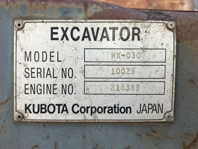 MINI EXCAVATOR — Auction (lot 8457-530)