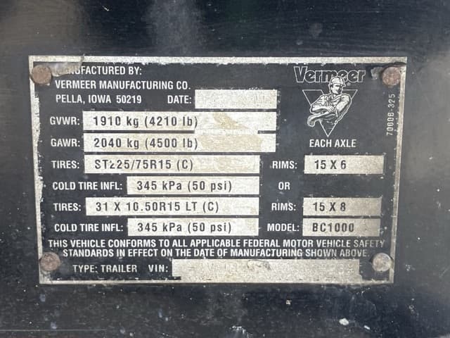 Construction machine ETC — Auction (lot 8458-180)