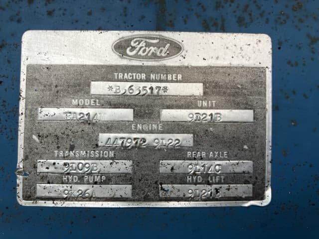 Tractor — Auction (lot 8458-2158)