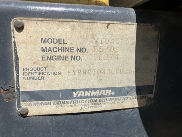 MINI EXCAVATOR — Auction (lot 8458-349)