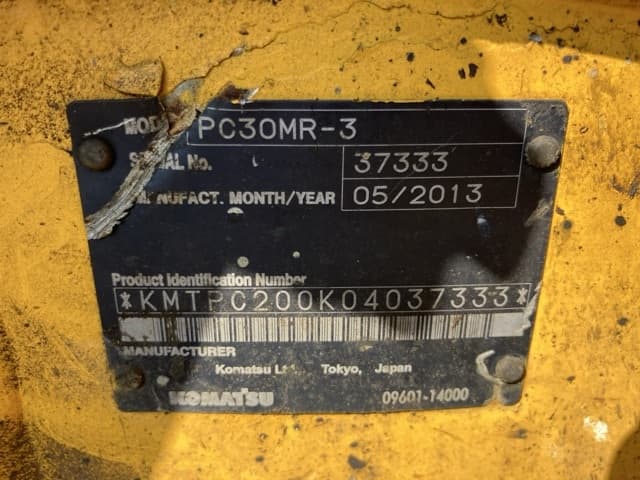 MINI EXCAVATOR — Auction (lot 8458-40)