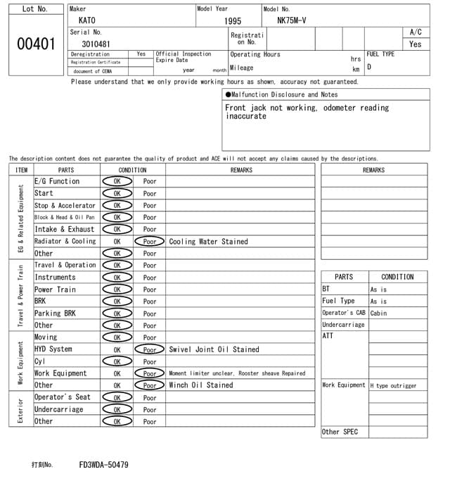 Truck Crane — Auction (lot 8458-401)
