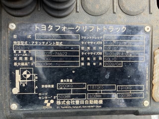 Forklift — Auction (lot 8458-4151)