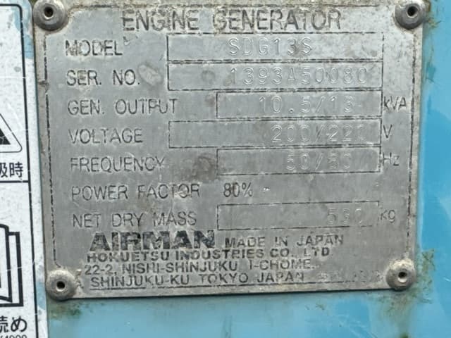 Generator — Auction (lot 8459-17801)