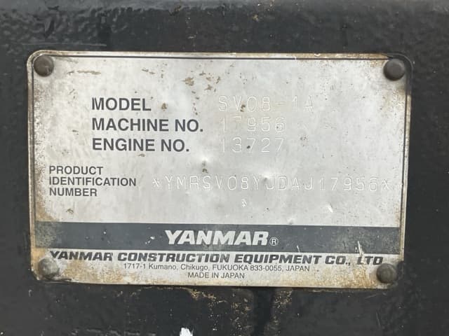 MINI EXCAVATOR — Auction (lot 8459-325)