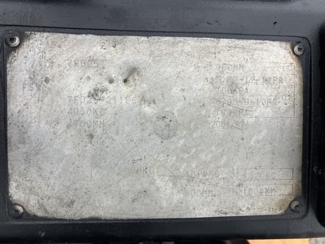 Forklift — Auction (lot 8459-4168)
