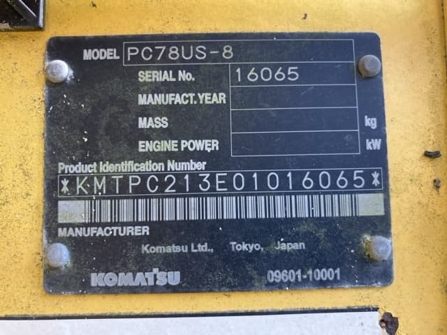 EXCAVATOR — Auction (lot 8459-564)