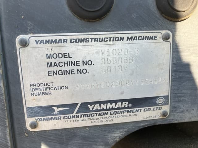 MINI EXCAVATOR — Auction (lot 8459-579)