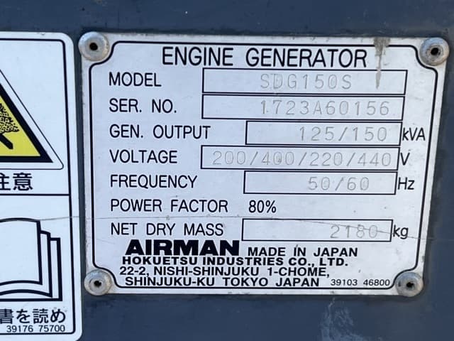 Generator — Auction (lot 8459-63302)