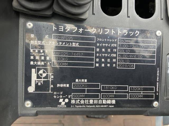 Forklift — Auction (lot 8460-4187)
