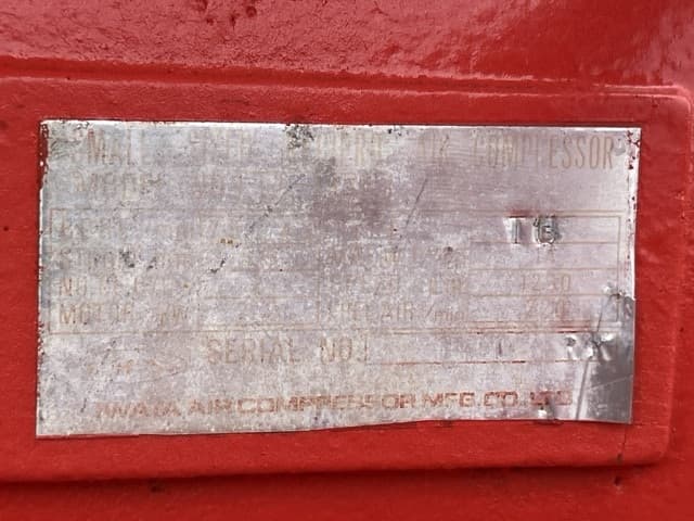 COMPRESSOR — Auction (lot 8460-7016)