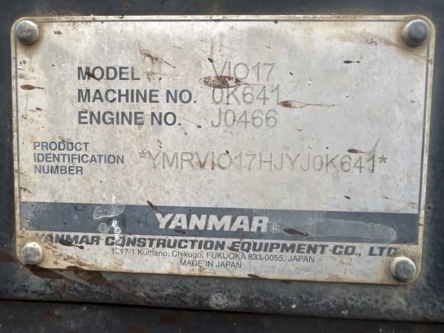 MINI EXCAVATOR — Auction (lot 8461-10011)