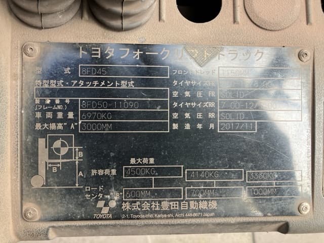 Forklift — Auction (lot 8461-4171)