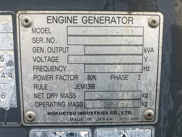 GENERATOR — Auction (lot 8461-7091)