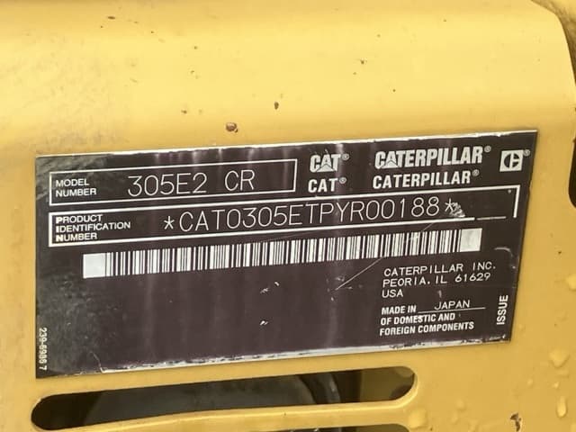 MINI EXCAVATOR — Auction (lot 8461-8)