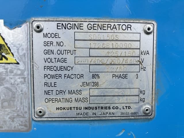 GENERATOR — Auction (lot 8462-7029)