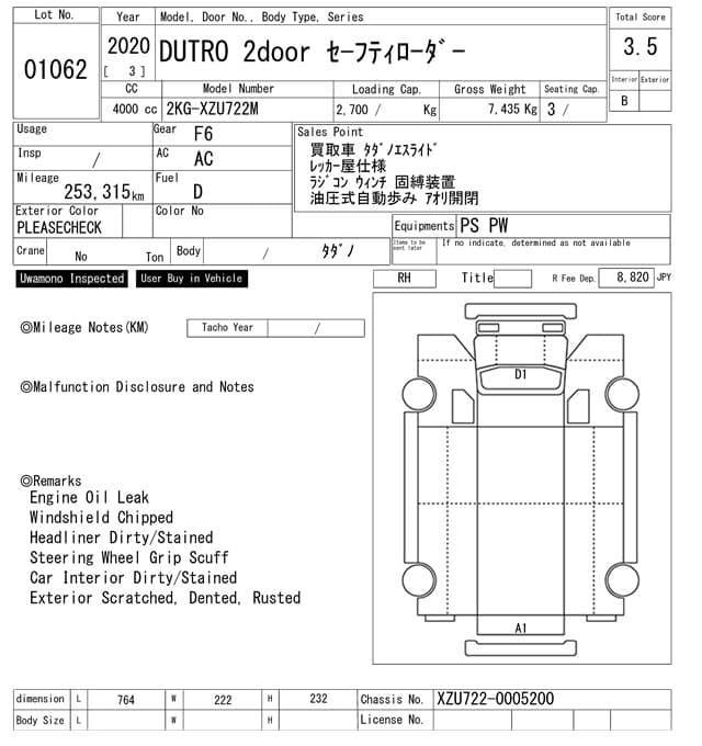 DUTRO — Auction (lot vt-8-6564-1062)