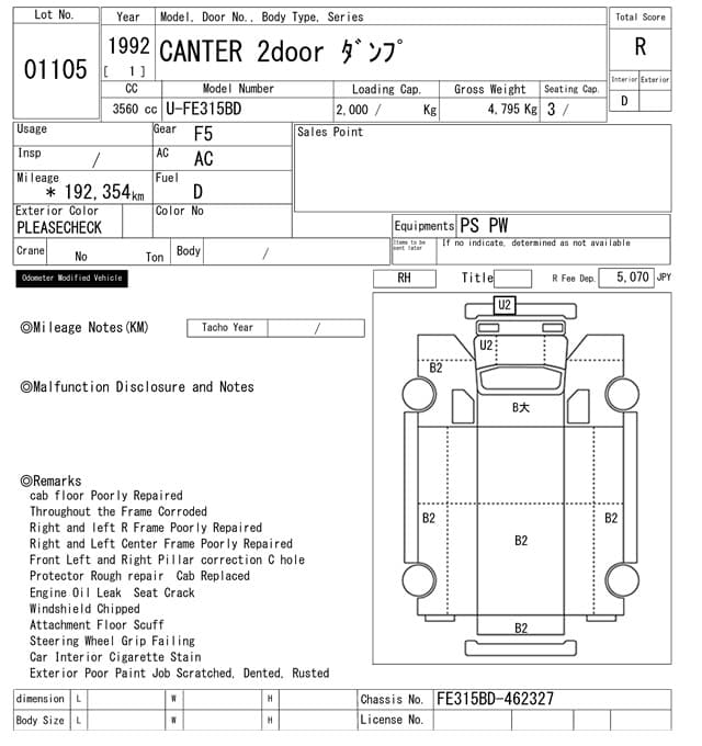 CANTER — Auction (lot vt-8-6564-1105)