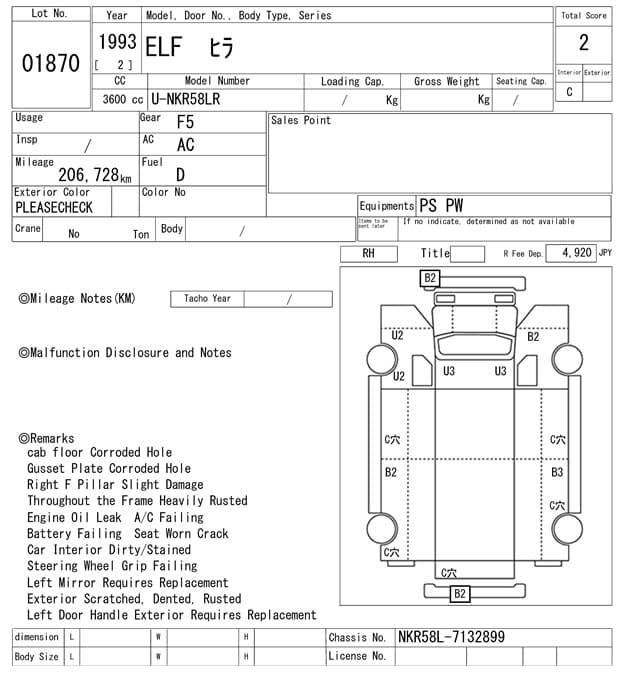 ELF — Auction (lot vt-8-6564-1870)