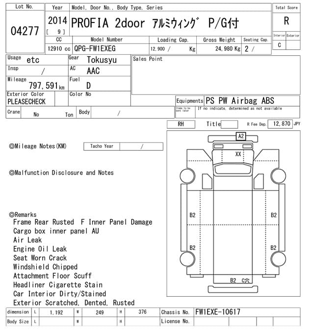 PROFIA — Auction (lot vt-8-6564-4277)
