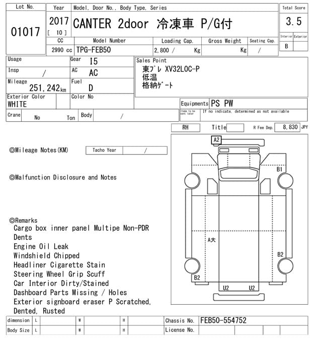 CANTER — Auction (lot vt-8-6565-1017)