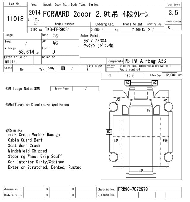 FORWARD — Auction (lot vt-8-6565-11018)
