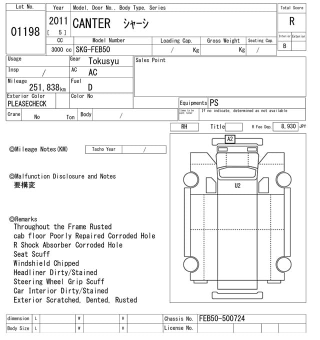 CANTER — Auction (lot vt-8-6565-1198)