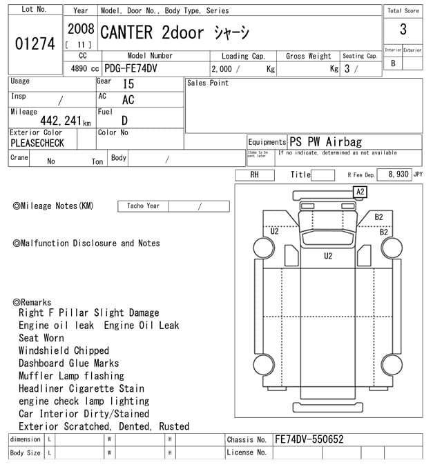 CANTER — Auction (lot vt-8-6565-1274)