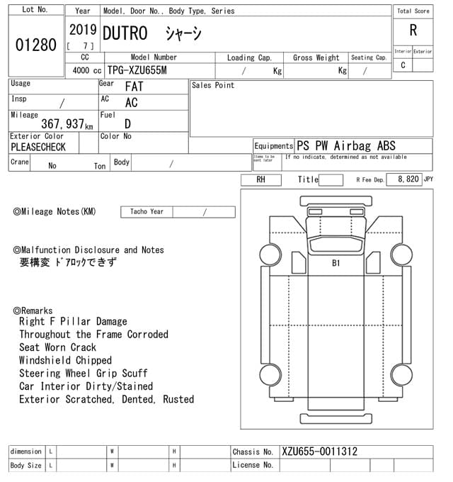 DUTRO — Auction (lot vt-8-6565-1280)