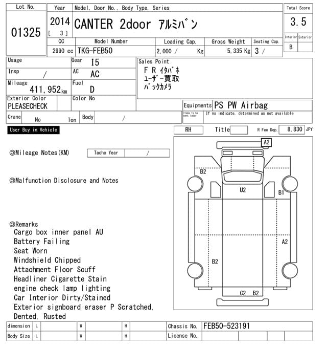 CANTER — Auction (lot vt-8-6565-1325)