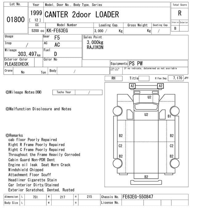 CANTER — Auction (lot vt-8-6565-1800)