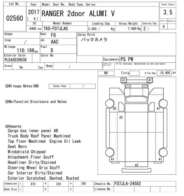RANGER — Auction (lot vt-8-6565-2560)