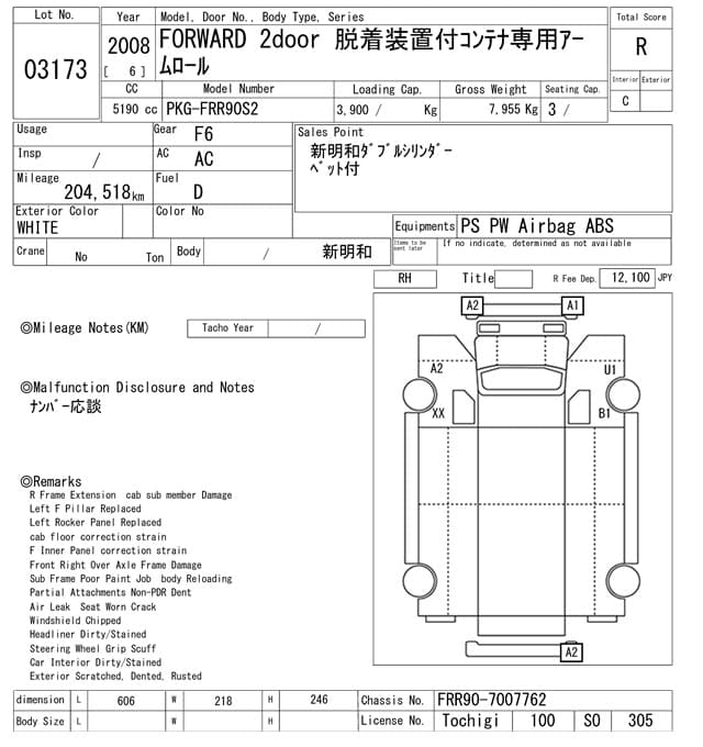FORWARD — Auction (lot vt-8-6565-3173)