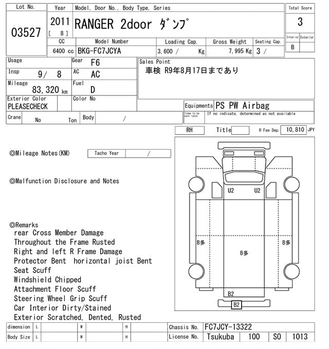 RANGER — Auction (lot vt-8-6565-3527)