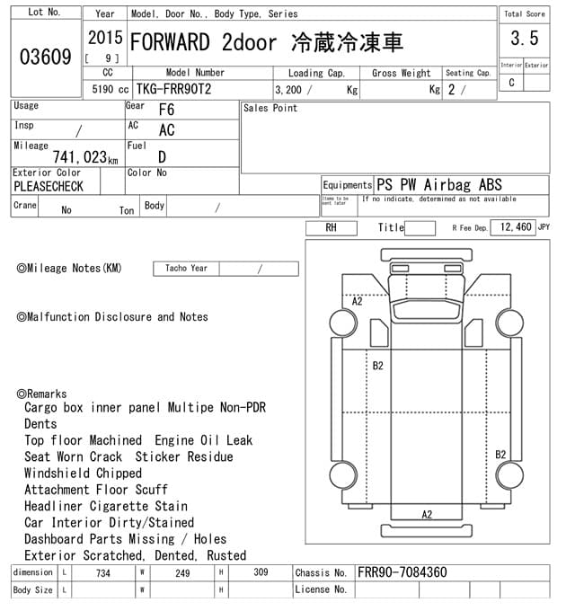 FORWARD — Auction (lot vt-8-6565-3609)