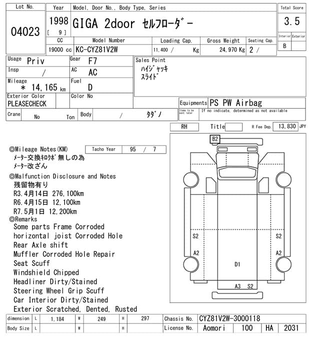 GIGA — Auction (lot vt-8-6565-4023)