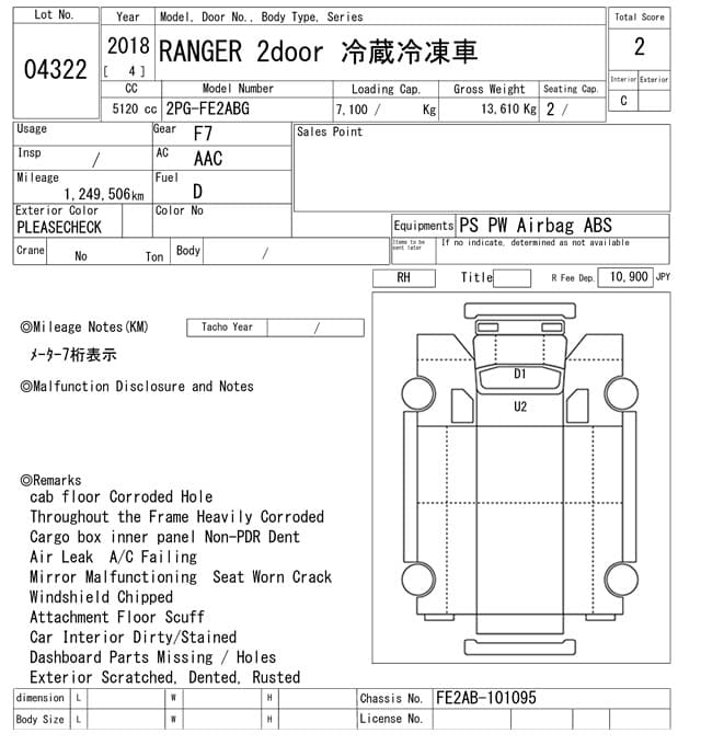 RANGER — Auction (lot vt-8-6565-4322)